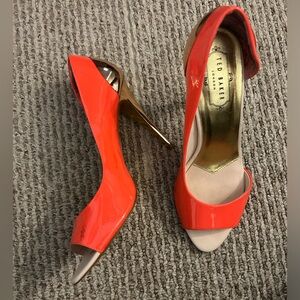 Ted Baker Dorsay Open Toe Pumps